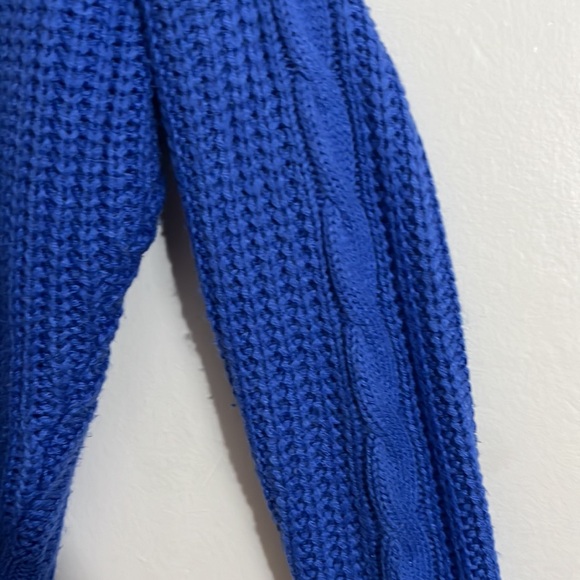 Blue cropped knitted long sleeve - Picture 5 of 6